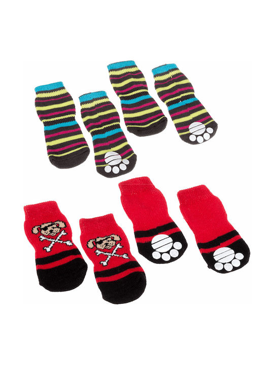 Ferplast Pet Socks Antislip Large Κάλτσες Σκύλου Πολύχρωμα 4τμχ