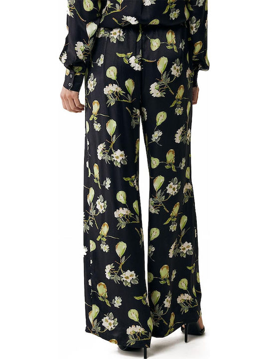 Women's Fabric Trousers Black