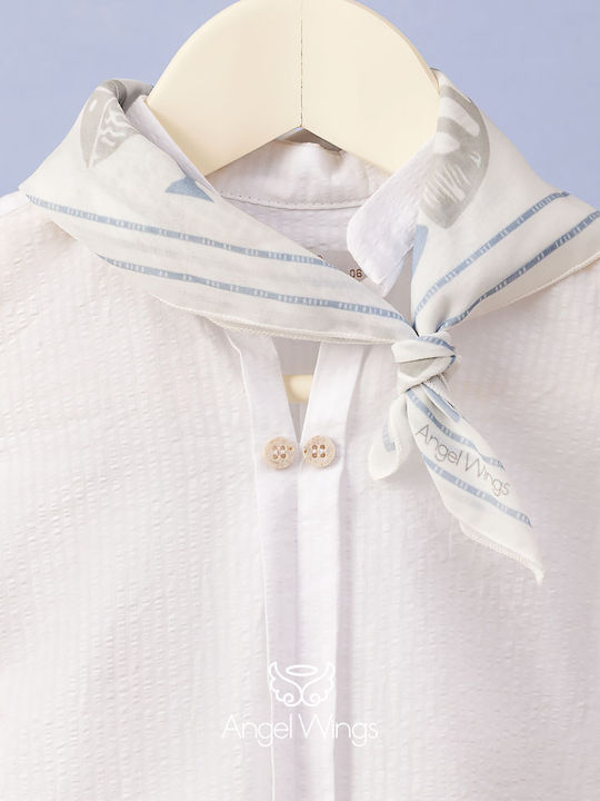 Angel Wings Angel Wings Baptism Suit for Boys Multicolour 4 Pieces
