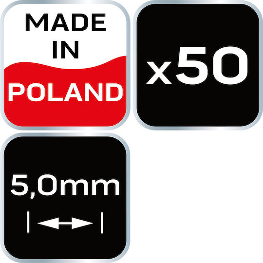 T 5.0 Mm Spacer Crosses 50 Pcs