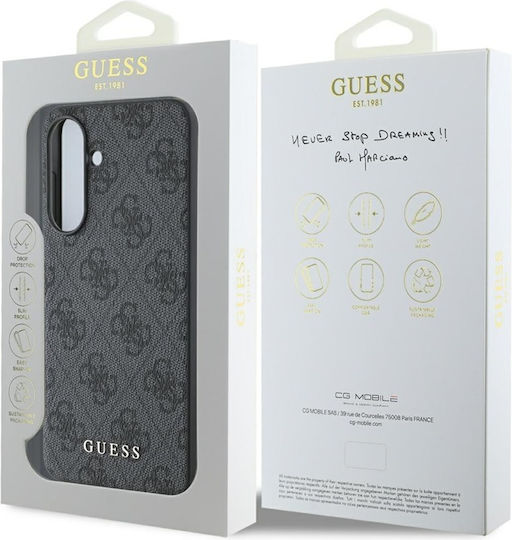 Guess 4g Metal Gold Logo Case Samsung Galaxy A56 5g Black