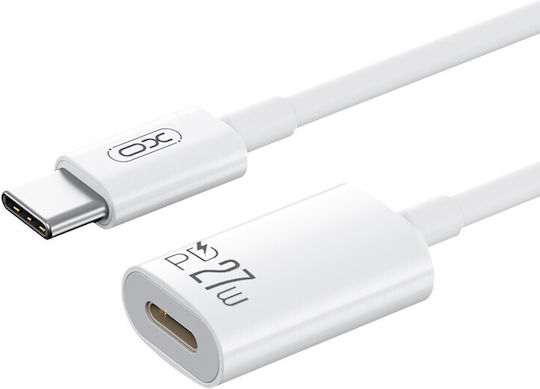 XO Конвертор USB-C / Lightning мъжки към USB-C / Lightning женски Бял 1бр 16.005.0360