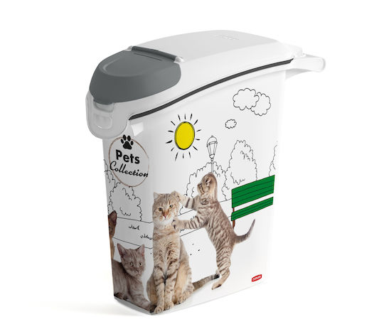 Curver Plastic Food Storage Container for Cat 23lt 50cm in Beige Color