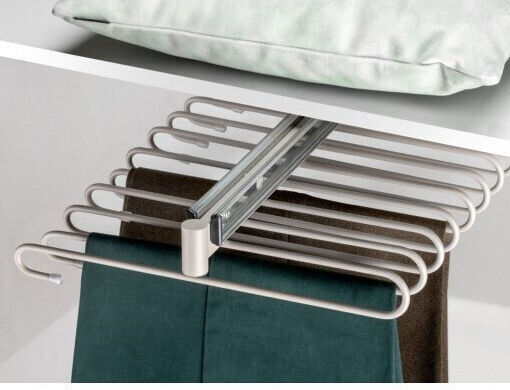 Emuca Wardrobe Hanger for Pants Metallic Gray 223-7017849STO 1pcs