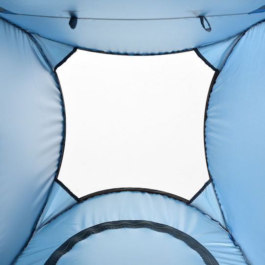 Outsunny Καλοκαιρινή Σκηνή Camping Pop Up Τουαλέτας Μπλε 126x124x189εκ.
