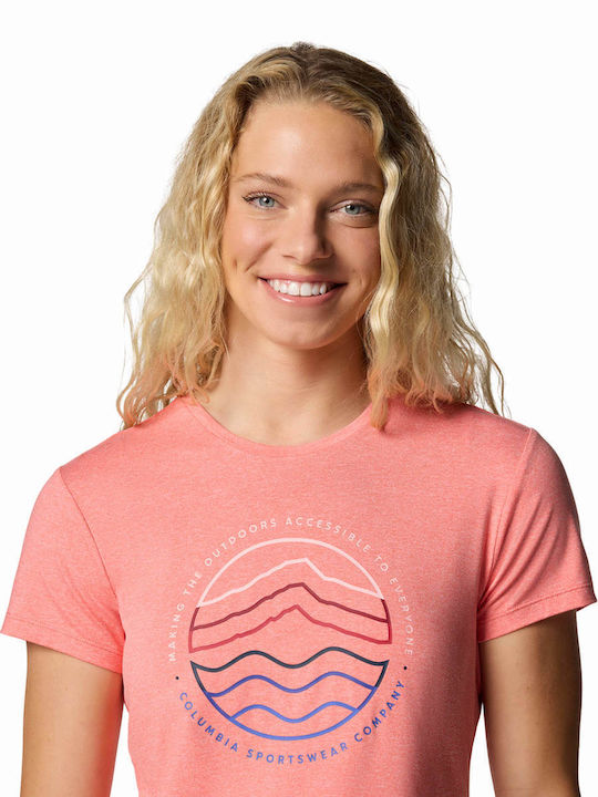 Дамско T-shirt Червено