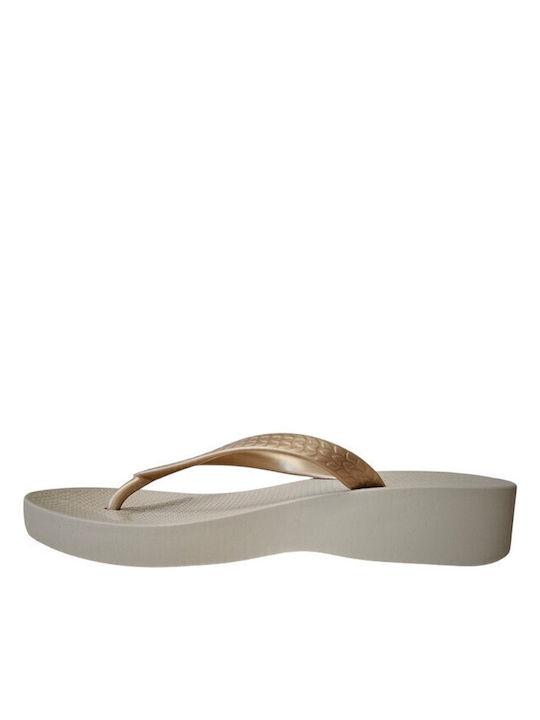 Women's Flip Flops Gold