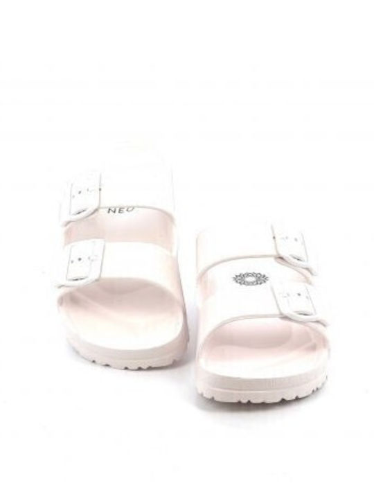 Flip Flops In Sandal Style In White Colour