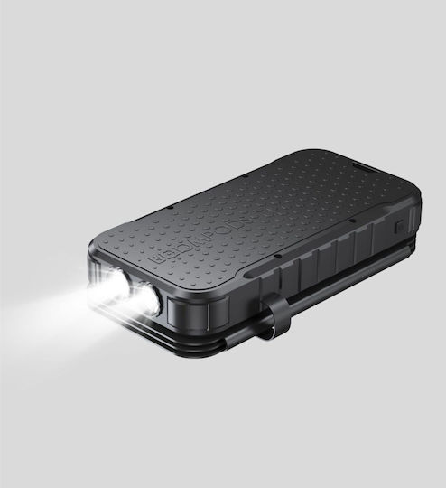 Boompods Neutron Ηλιακό Power Bank 16000mAh με 2 Θύρες USB-A Μαύρο