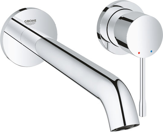 Grohe Built-in Mixer, Hand Shower & Shower Head Set for for Bathroom Sink Silver