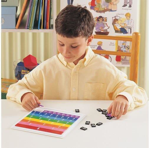 Learning Resources Math Game Fractions Образователна Игра Букви и цифри за 6-10 Години