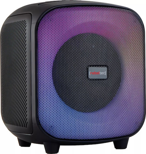 Rebeltec Speaker PowerCube 500 Ηχείο Bluetooth 60W με Ραδιόφωνο και Διάρκεια Μπαταρίας έως 12 ώρες Μαύρο