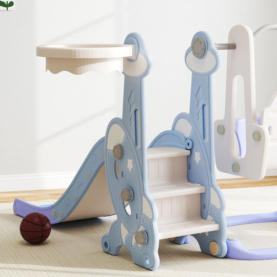 Aiyaplay Spielplatz mit Korb 147.5x160x107cm. Blauer