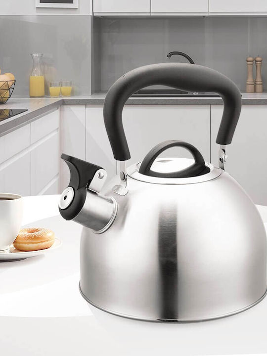 Maestro Teapot Stainless Steel Silver 1800ml