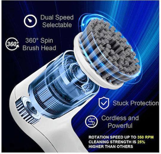 Rechargeable Electric Brush 5 in 1 Dl-168