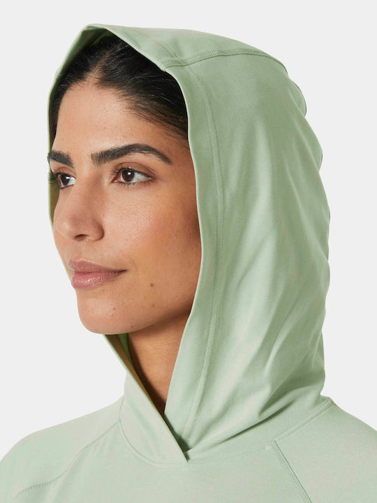 Γυναικείο Φούτερ με Κουκούλα Green