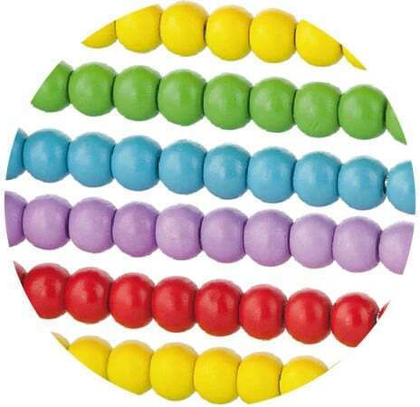 Viga Toys Montessori Άβακας από Ξύλο για 3-5 Ετών