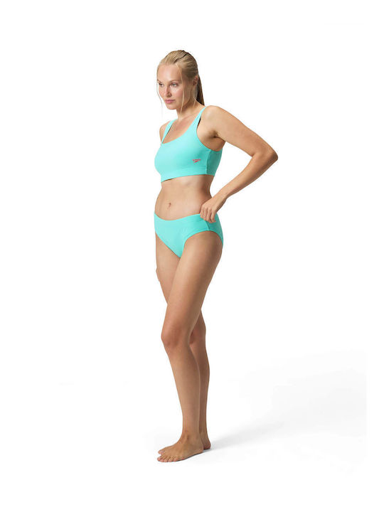 Bikini Set Sports Bra  Blue