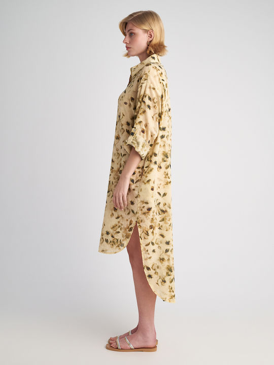 Savanah Midi Dress Beige