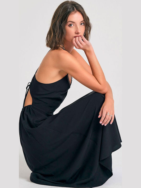 Summer Midi Dress Black
