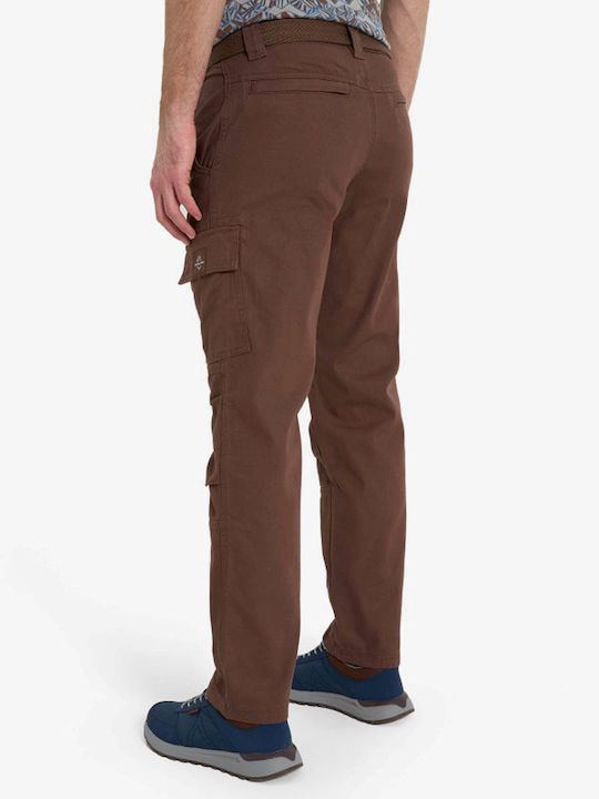 Cordillero Bărbați Lung Pantaloni de drumeție Maro