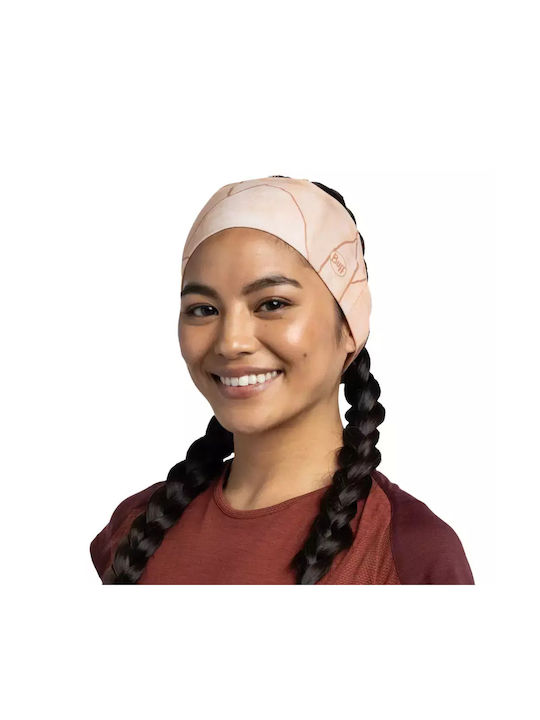 Buff Coolnet Uv Wide Bandă de cap sport Portocaliu