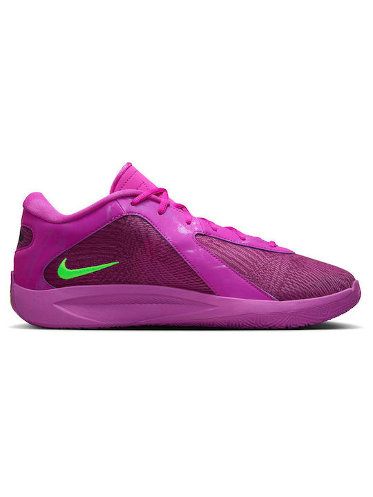 Giannis Freak 6 "Enforcer" Μπασκετικά Παπούτσια Bold Berry / Electric Green
