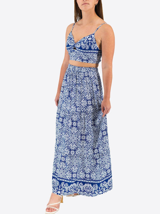 Set cu Fustă Blue