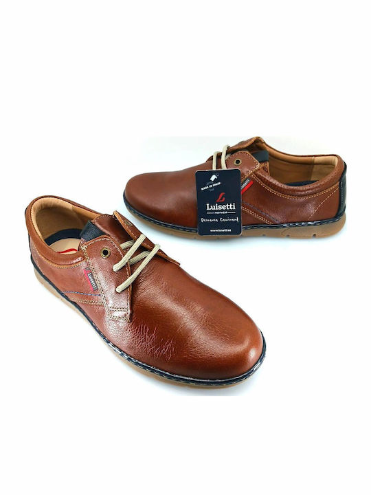 Men's Leather Casual Shoes Tabac Brown