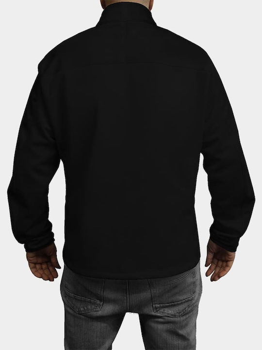 Athlon Men's Soft Shell Ski & Snowboard Jacket Black 149-BLCK