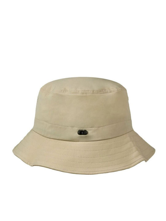 Buff Fabric Women's Bucket Hat Beige