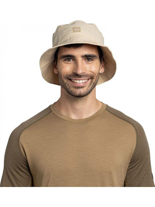 Buff Fabric Women's Bucket Hat Beige