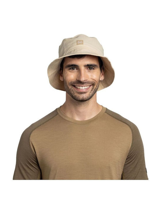 Buff Fabric Women's Bucket Hat Beige