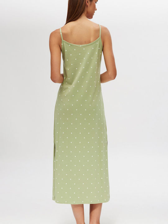 Minerva Nightgown Maternity Khaki, Ecru