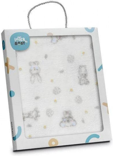 Interbaby Blanket Spanish Nursery Swaddling Blankets Koala White 80x110cm