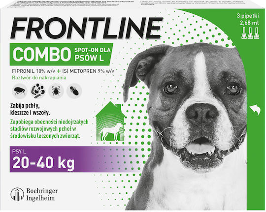 Frontline Combo Spot-on Dogs 3x2.68ml