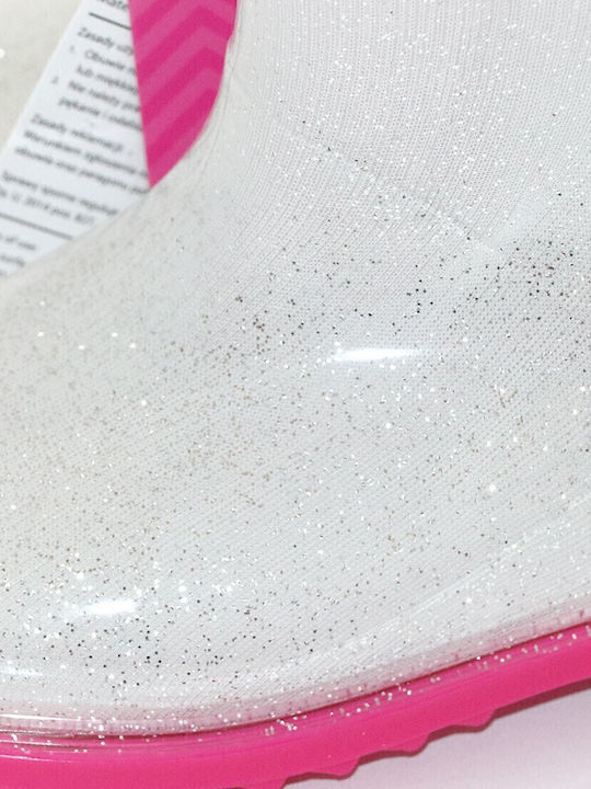 Kids Wellies Barbie White