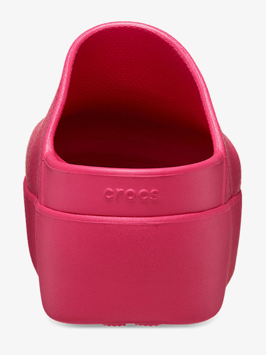 Crocs Dylan Platform Saboti Fucsia Pentru Femei