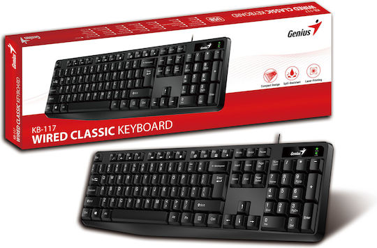 Genius KB-117 Doar tastatura Greacă