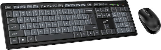 Rapoo KM-8200 Kabellos Tastatur & Maus Set Englisch UK