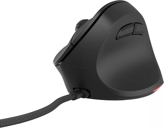 Natec Crake 2 Pro С кабел Ергономичен Мишка Черен