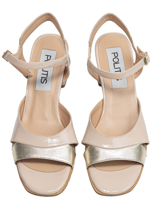 Leder Sandalen Anatomisch Rosa
