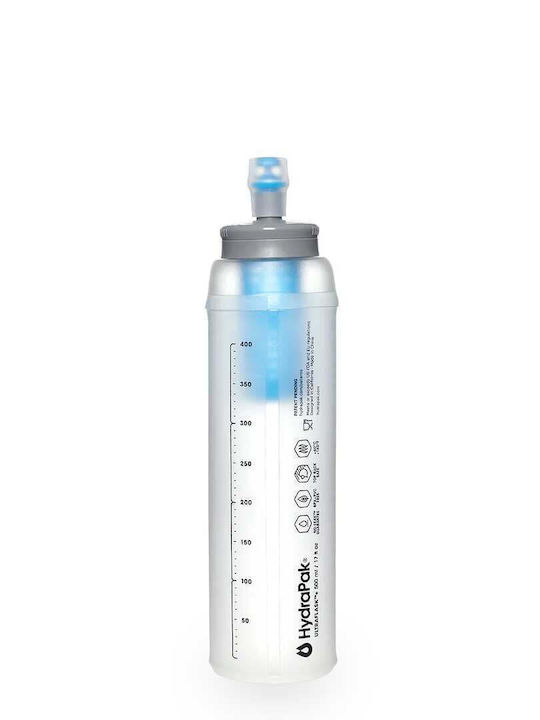 Hydrapak Бутилка с устник и филтър 500мл Бял
