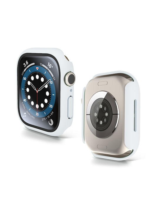 Apple Watch Series Plastic Case with Glass in White color for Apple Watch Series 10 46mm
