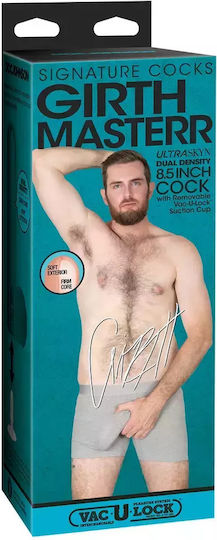 Doc Johnson Ultraskyn Dildo realist cu Scrotum Flesh 23cm