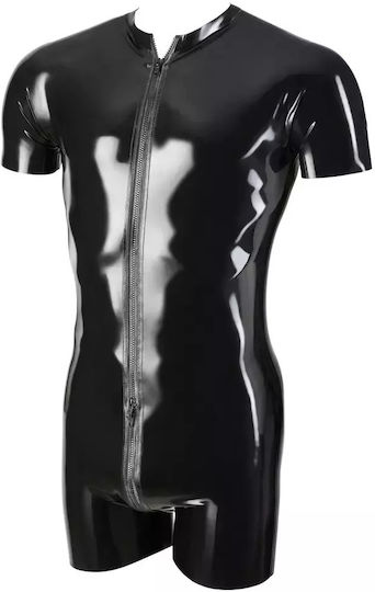LateX Цял костюм Латекс Черен