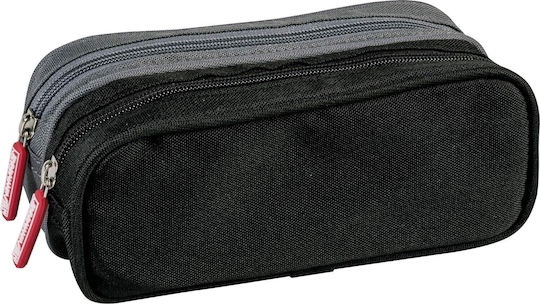 Brunnen Barrel Pencil Case 2 Compartments 2 Colors 10-49013 Brunnen
