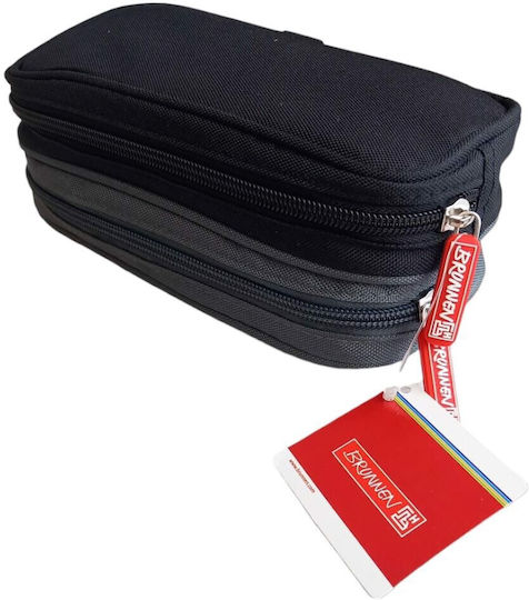 Brunnen Barrel Pencil Case 2 Compartments 2 Colors 10-49013 Brunnen