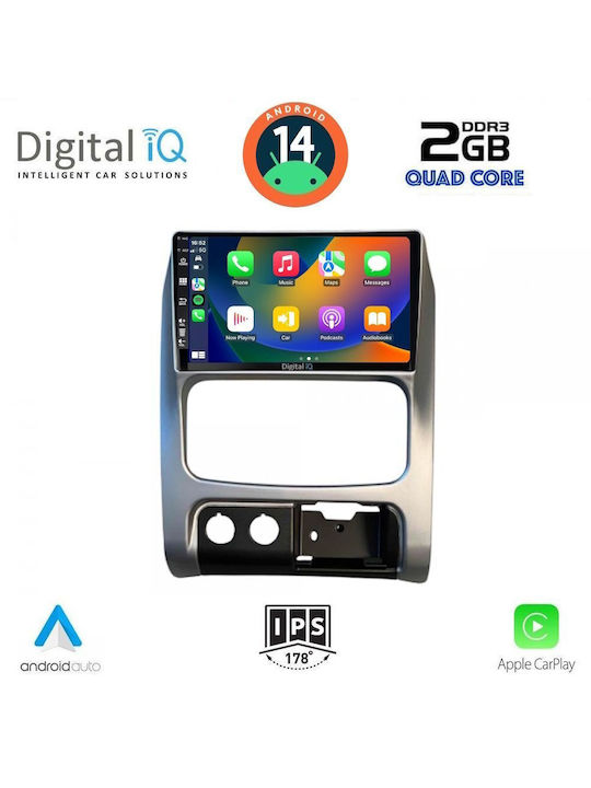 Digital IQ Car Audio System for Jeep Cherokee / Liberty 2002-2007 (Bluetooth/USB/AUX/WiFi/GPS/Apple-Carplay/Android-Auto) with Touch Screen 9"