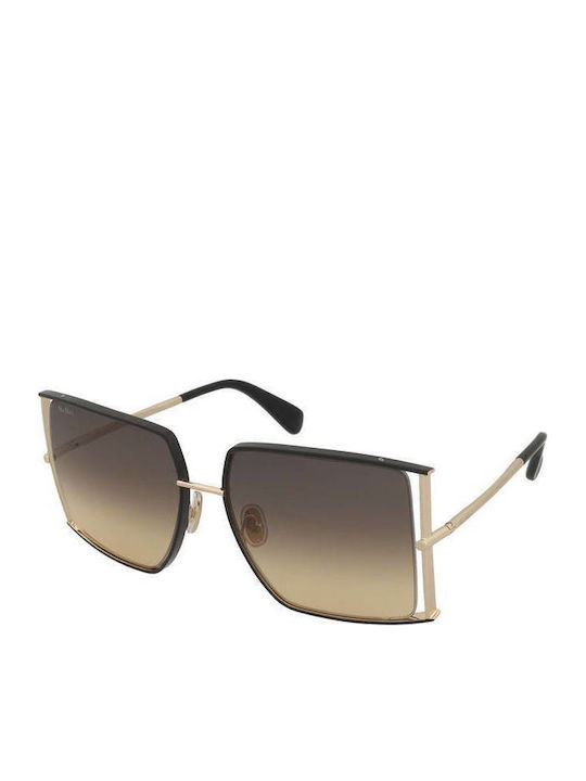Max Mara Ochelari de soare Χρυσά cu Cadru & Maro Lentilă Max Mara Ochelari de soare Χρυσά cu Cadru & Maro Lentilă
